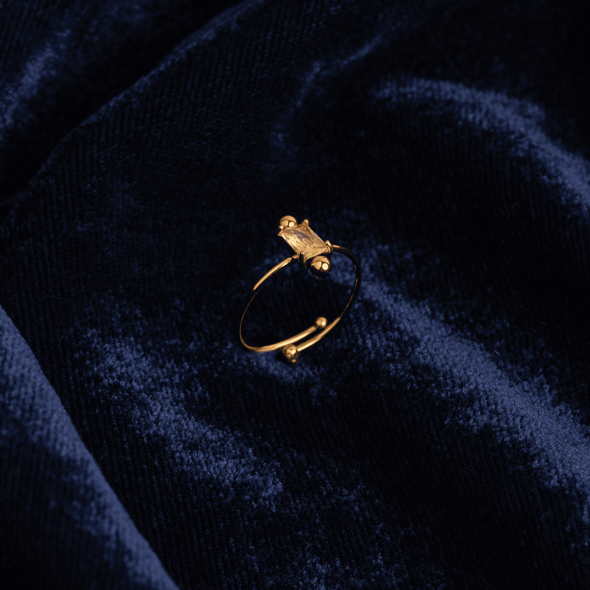 Baguette Solitaire Ring