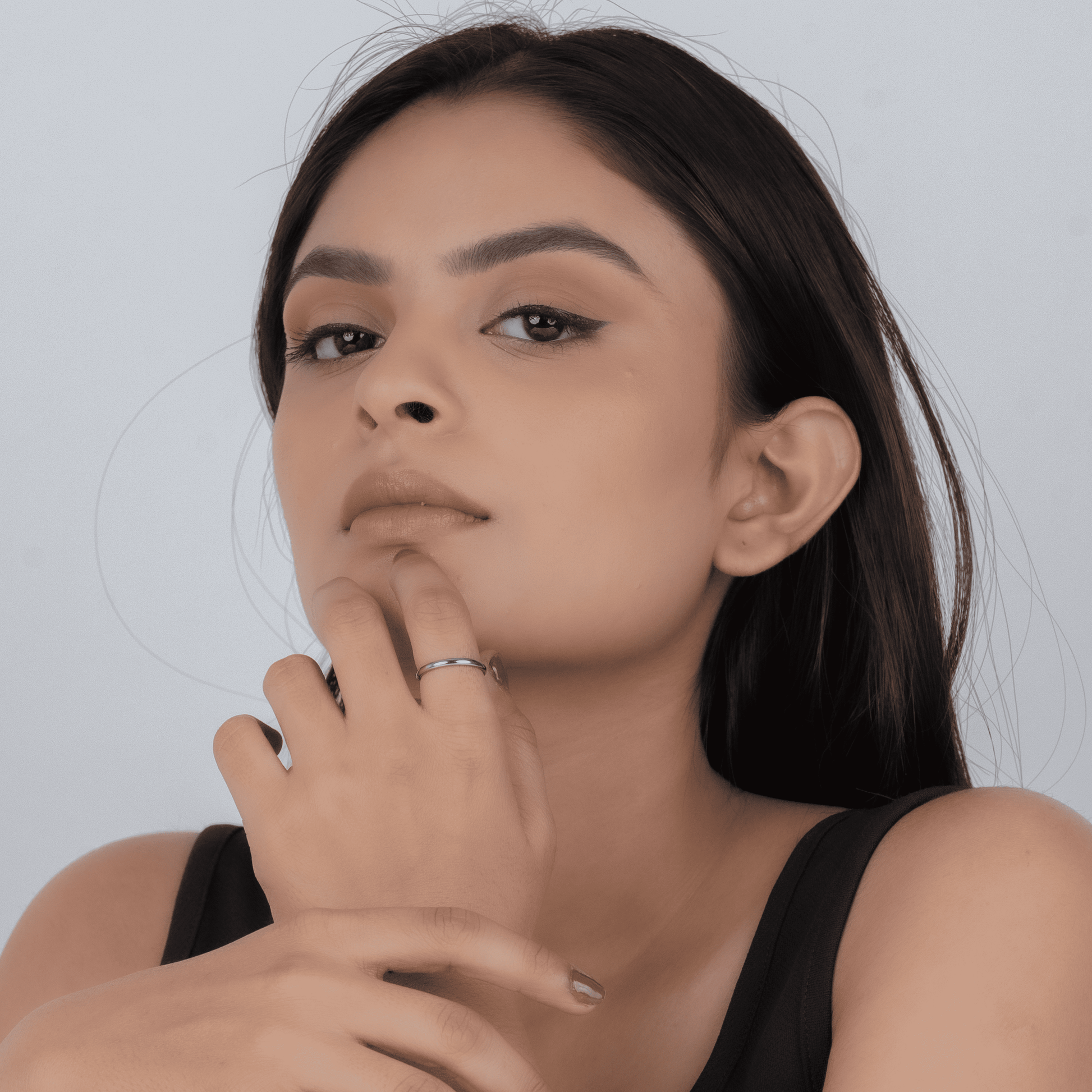 Knot Cuff Bracelet & Solid Ring