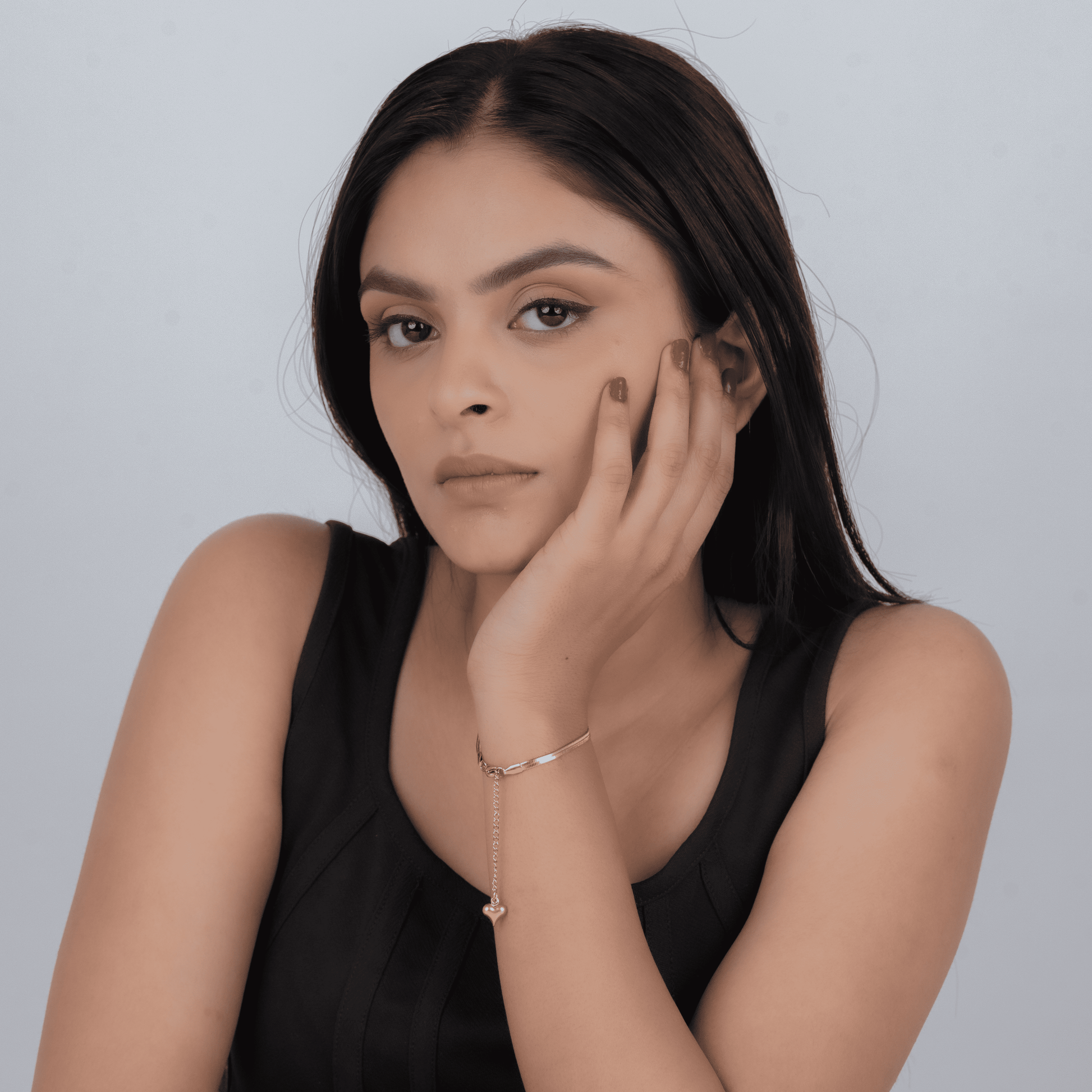 Snake Charm Bracelet & Snake Chain Necklace