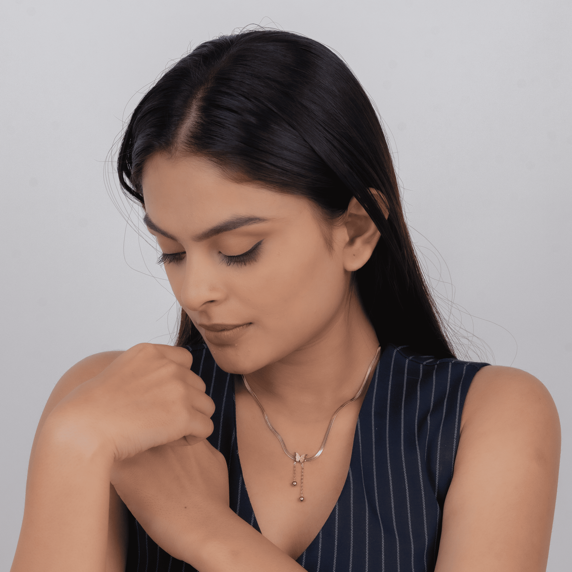 Butterfly Charm Bracelet & Dazzlewing Necklace