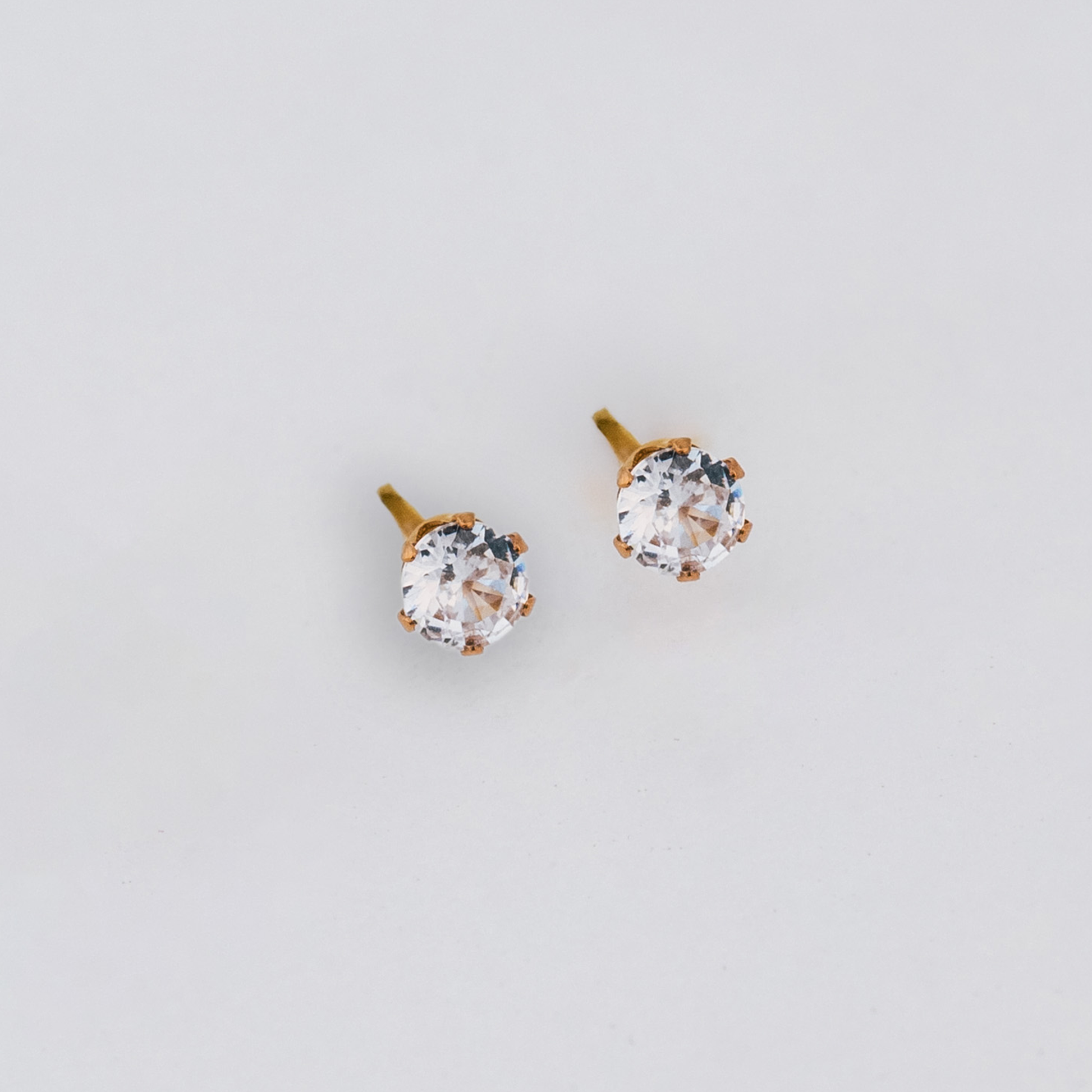 Solitaire Studs Earrings