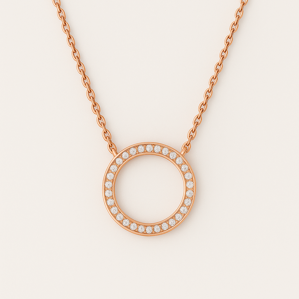 Linear Trace Band & Eclipse Necklace