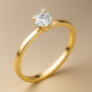 Solitaire Eternity Ring