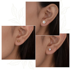 Pearla Studs Earrings (Set of 3)