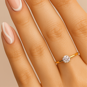 Solitaire Eternity Ring