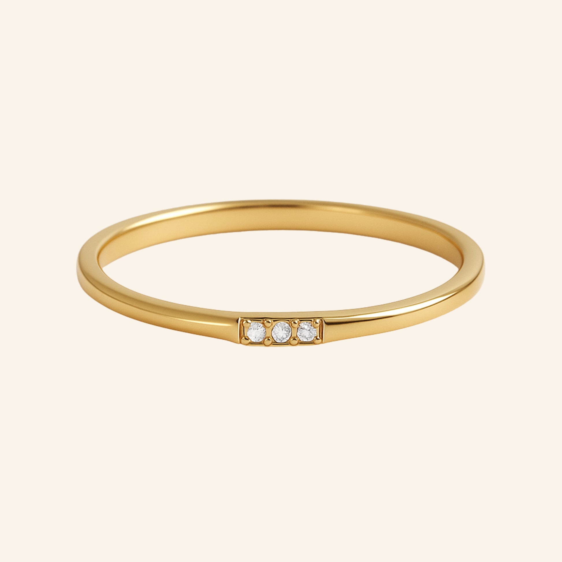 Linear Diamond Ring