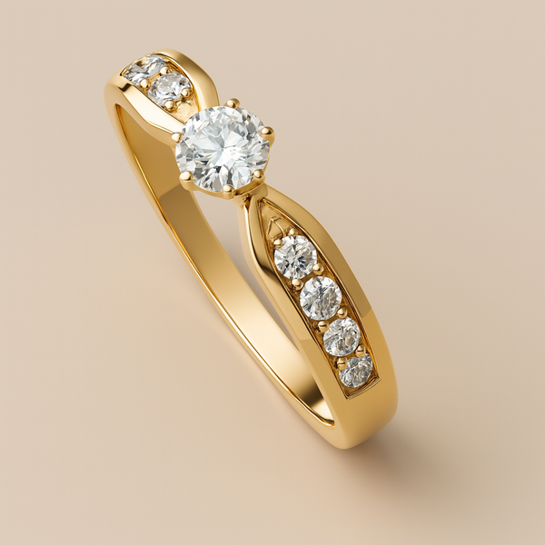 Evergeen Solitaire Ring