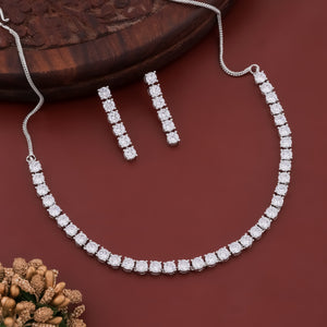Celestial AD Solitaire Necklace Set