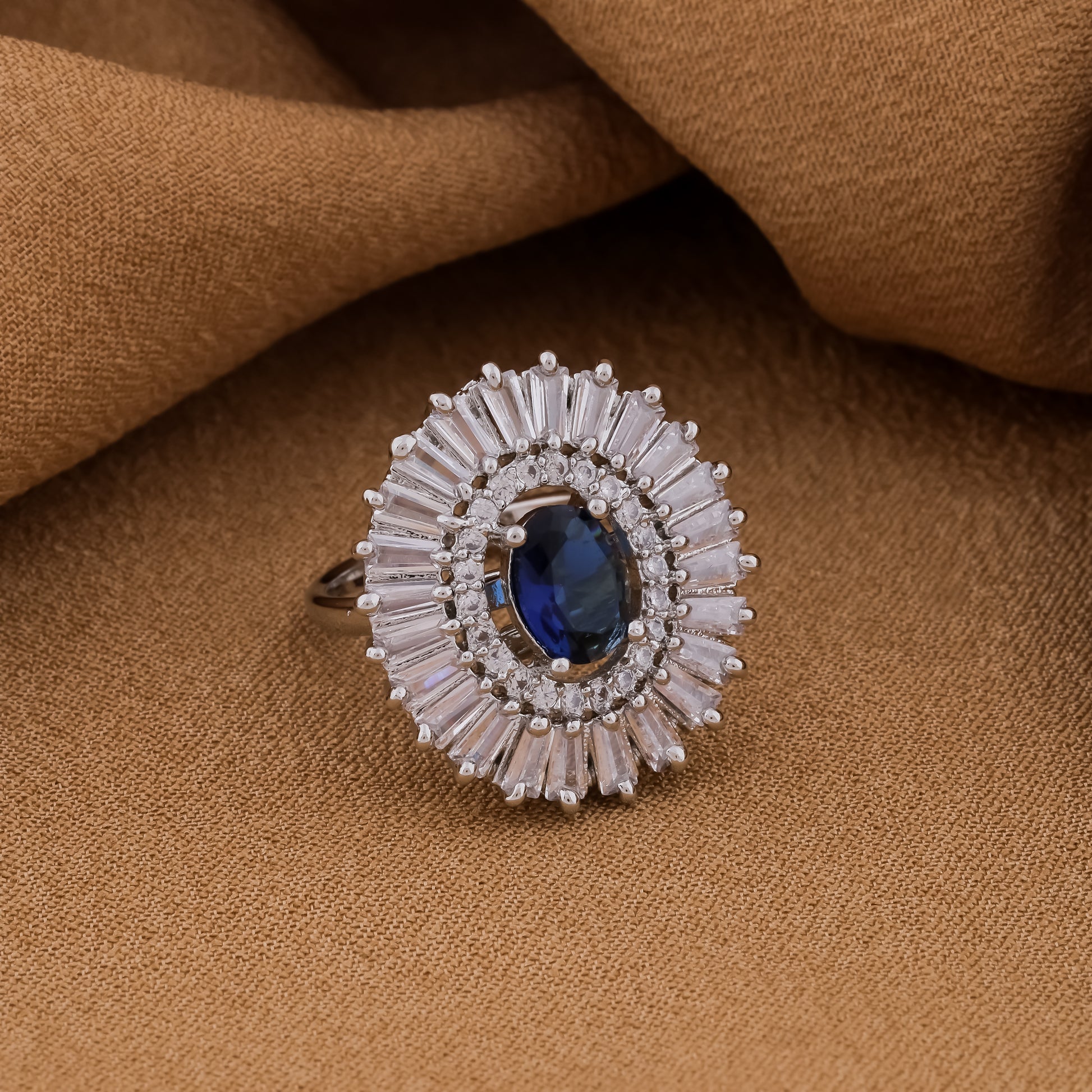 Chalice Premium Blue AD Ring