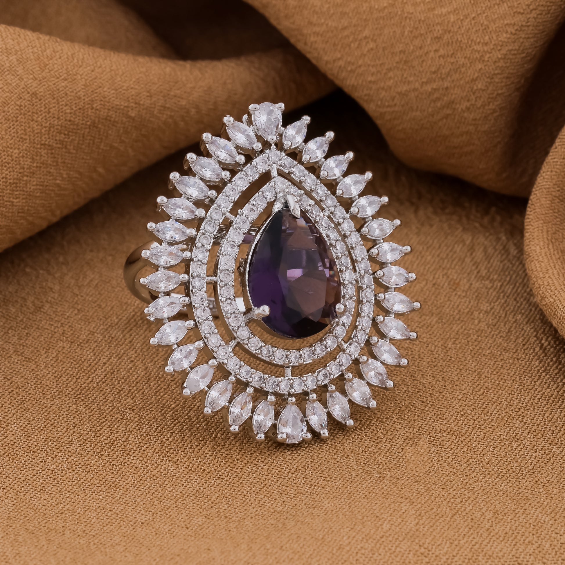 Eternity Premium Purple AD Ring