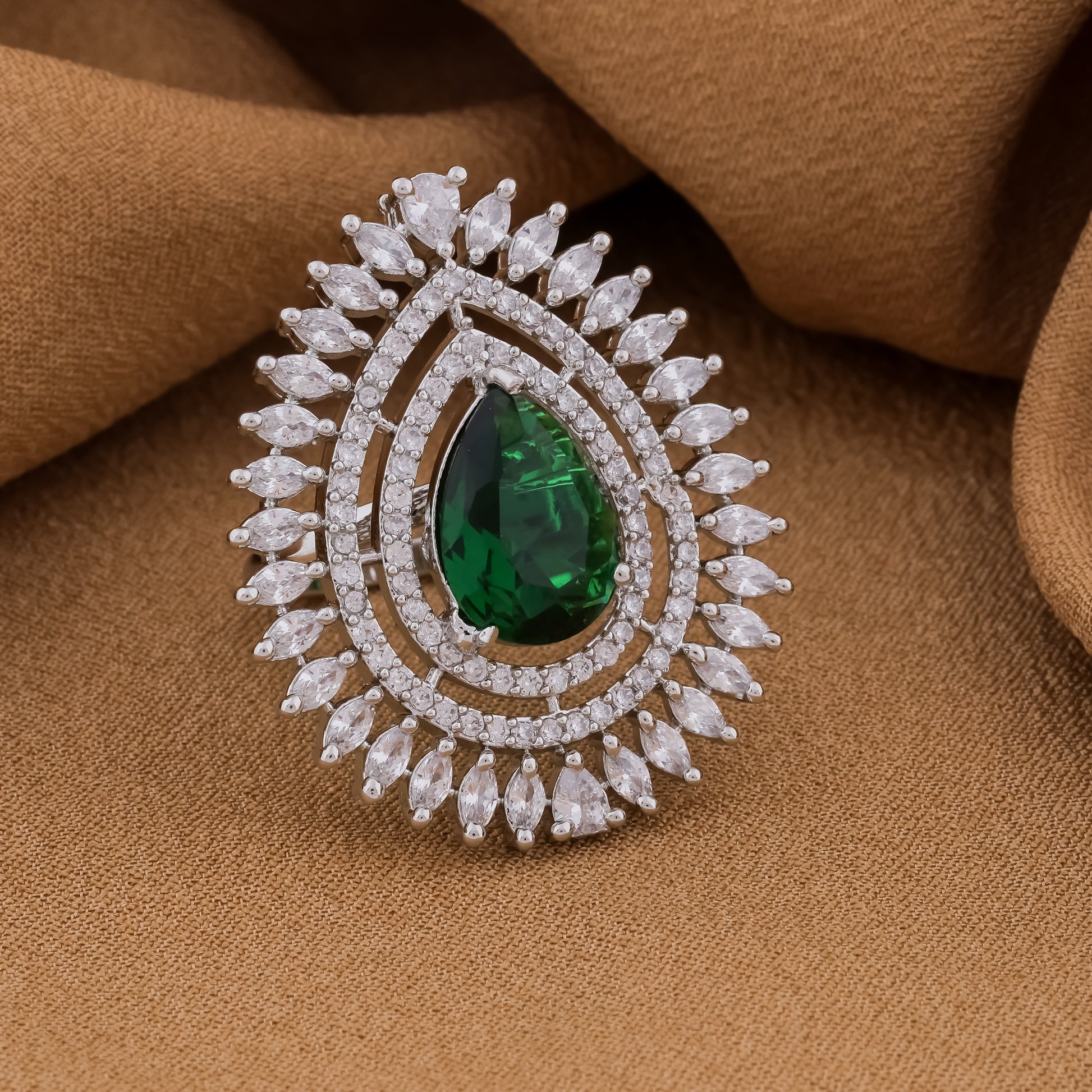 Eternity Premium Green AD Ring