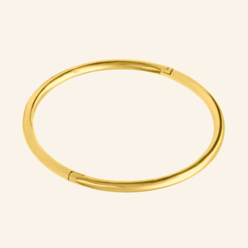 Solid Golden Bangle