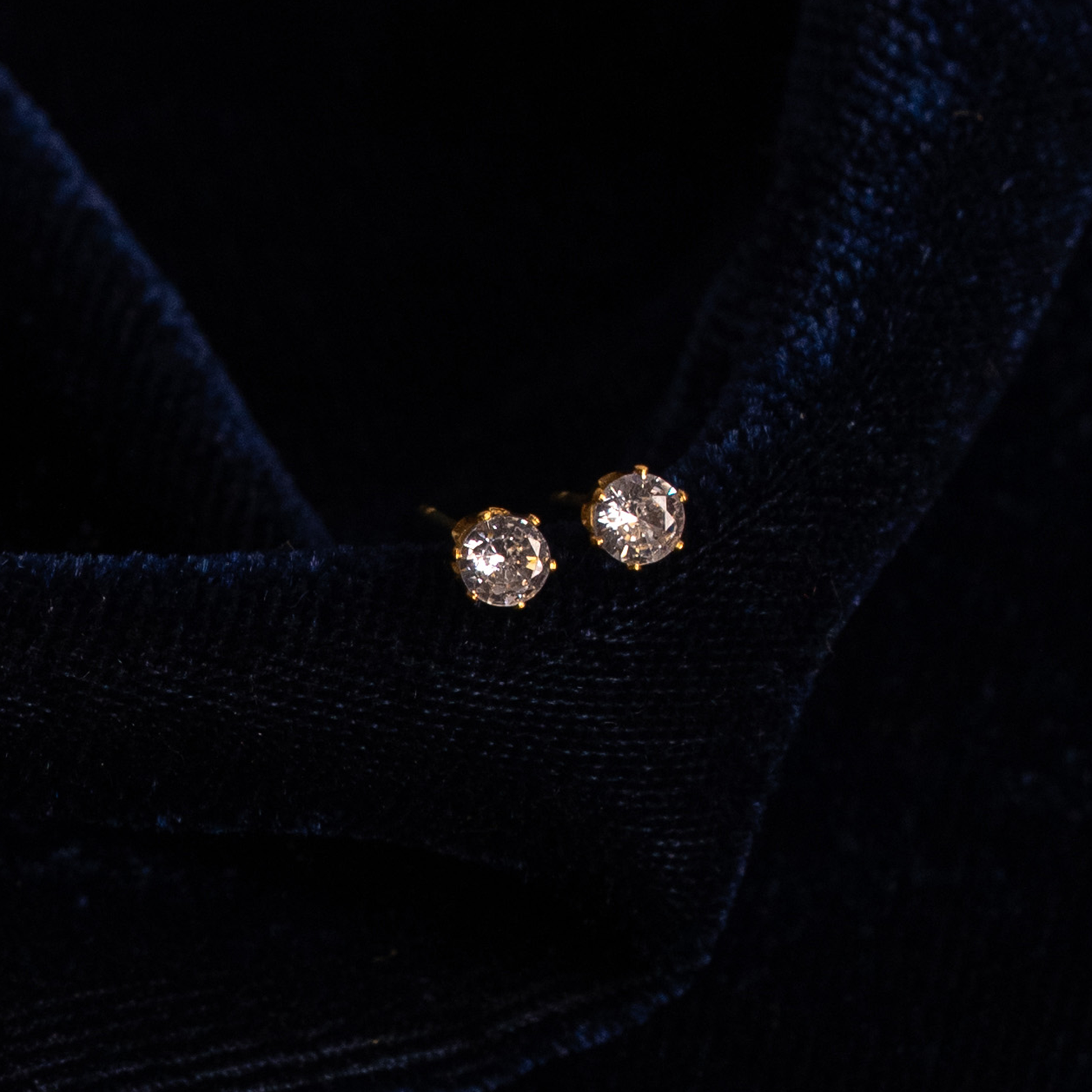 Solitaire Studs Earrings