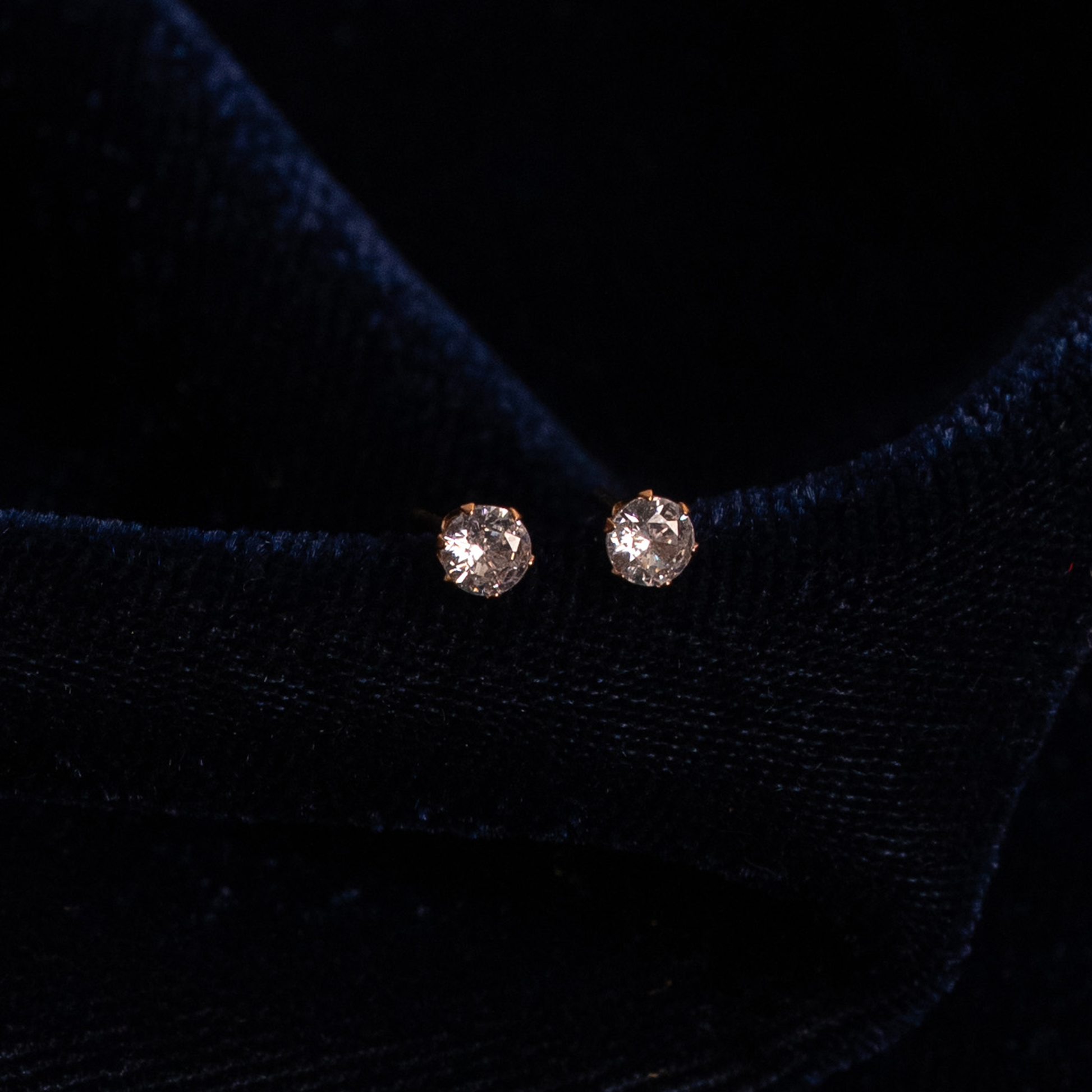Solitaire Studs Earrings