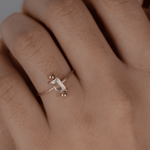 Baguette Solitaire Ring