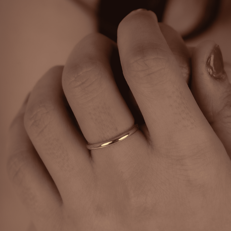 Knot Cuff Bracelet & Solid Ring