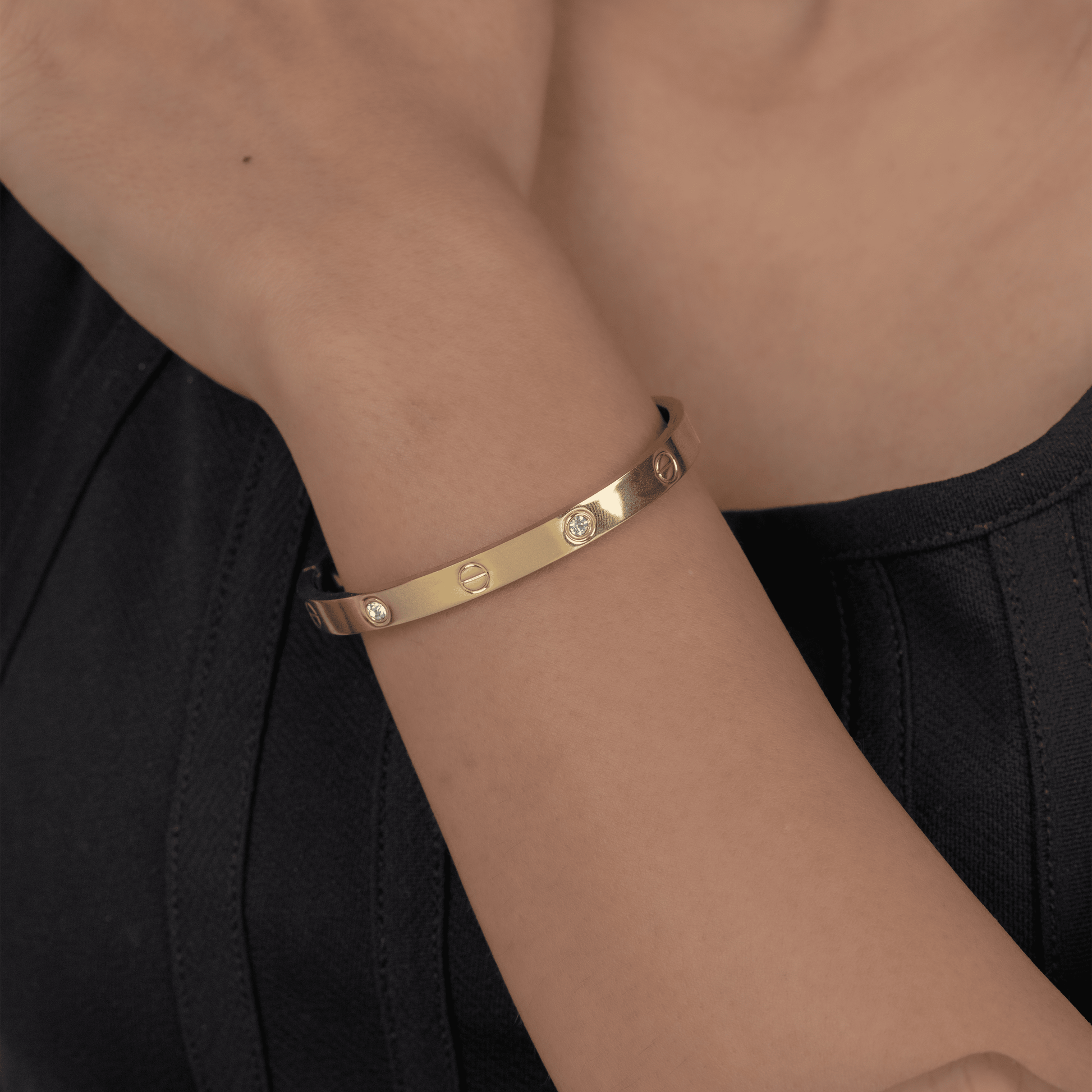 Ciora Diamond Studded Band