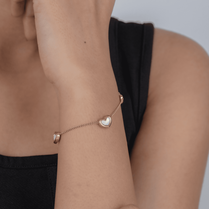 Lustre Heart Bracelet