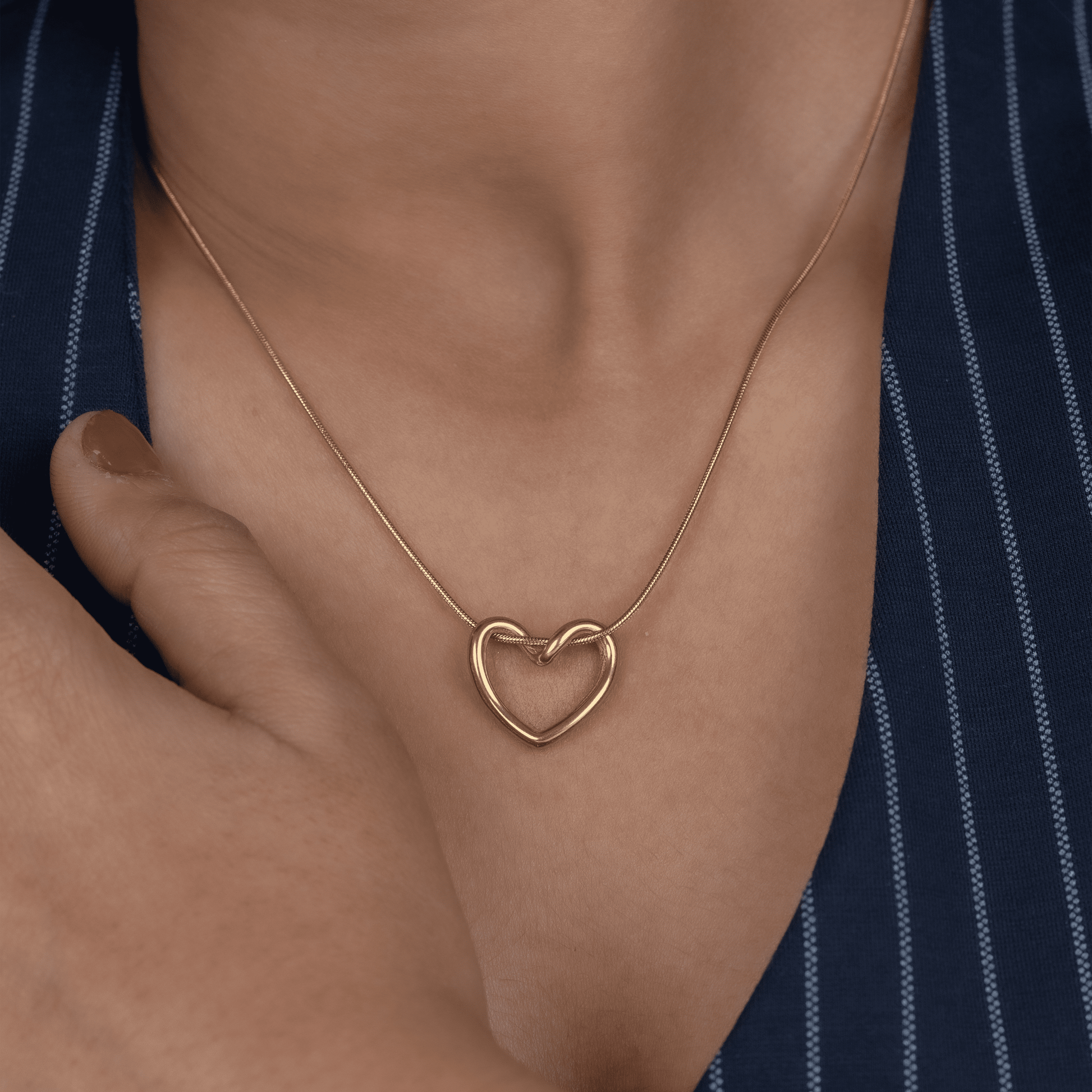 Twisted Heart Necklace