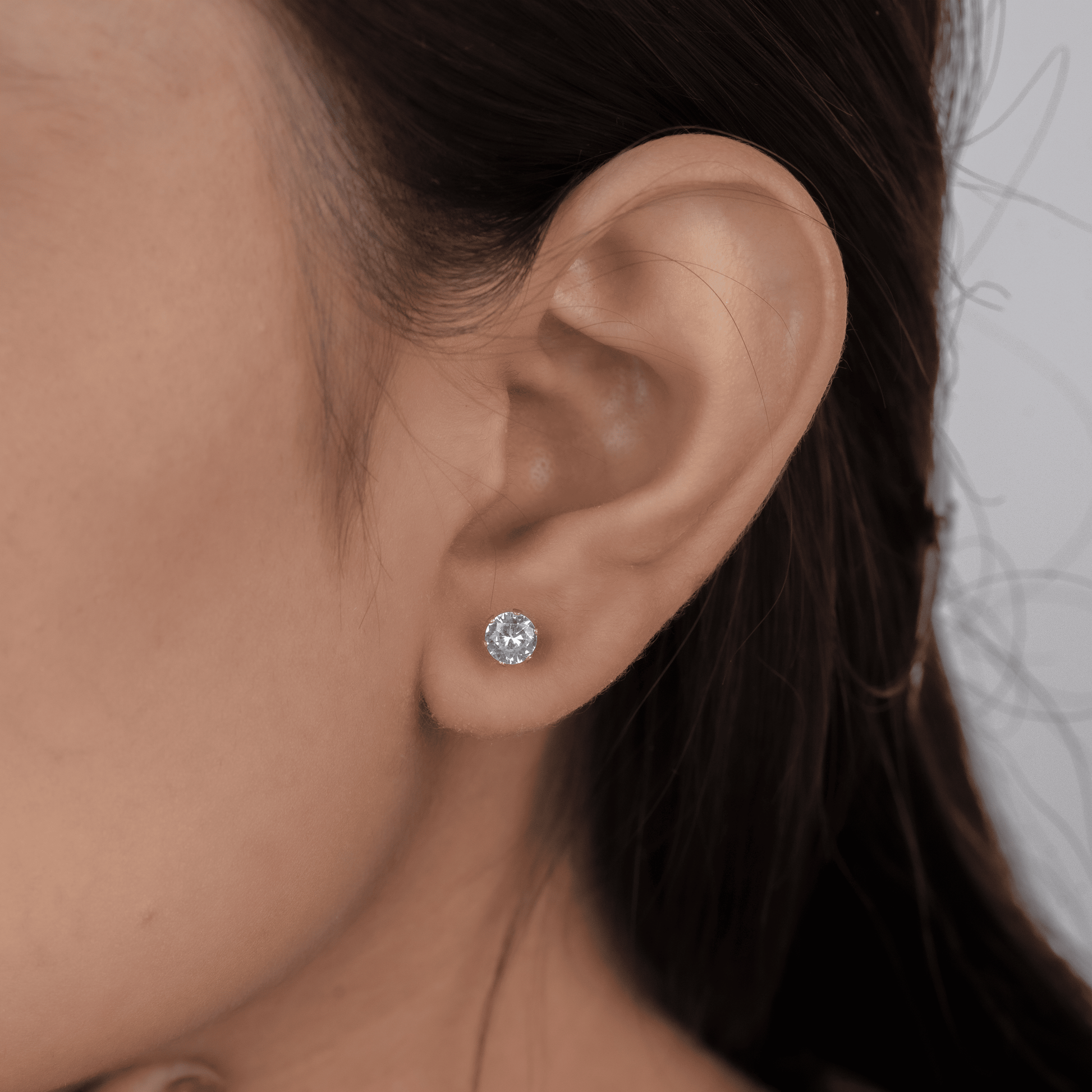 Solitaire Studs Earrings