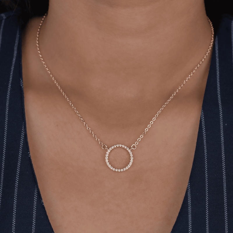 Linear Trace Band & Eclipse Necklace