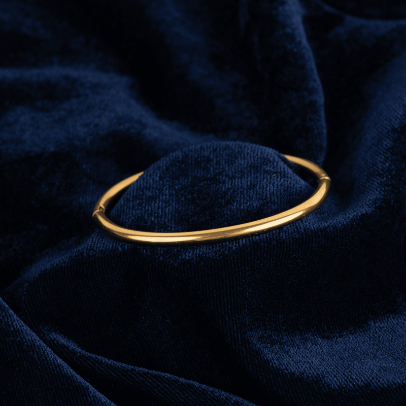 Solid Golden Bangle