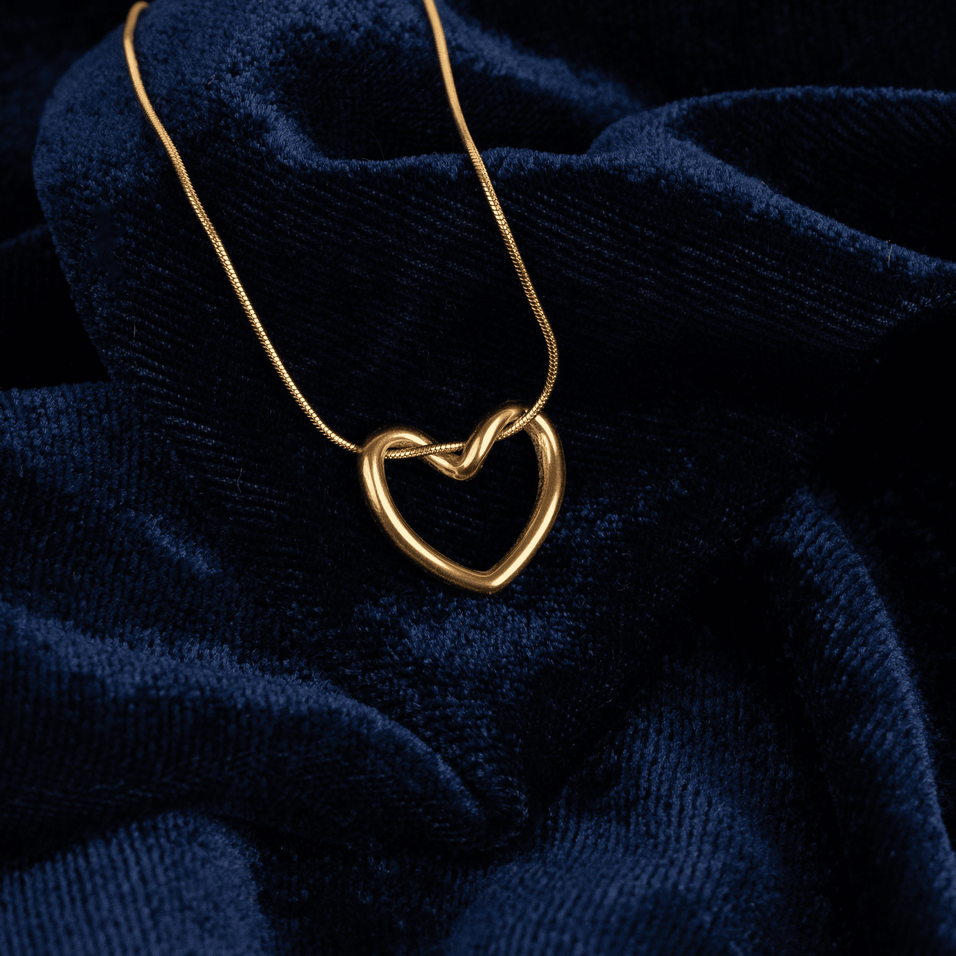 Twisted Heart Necklace