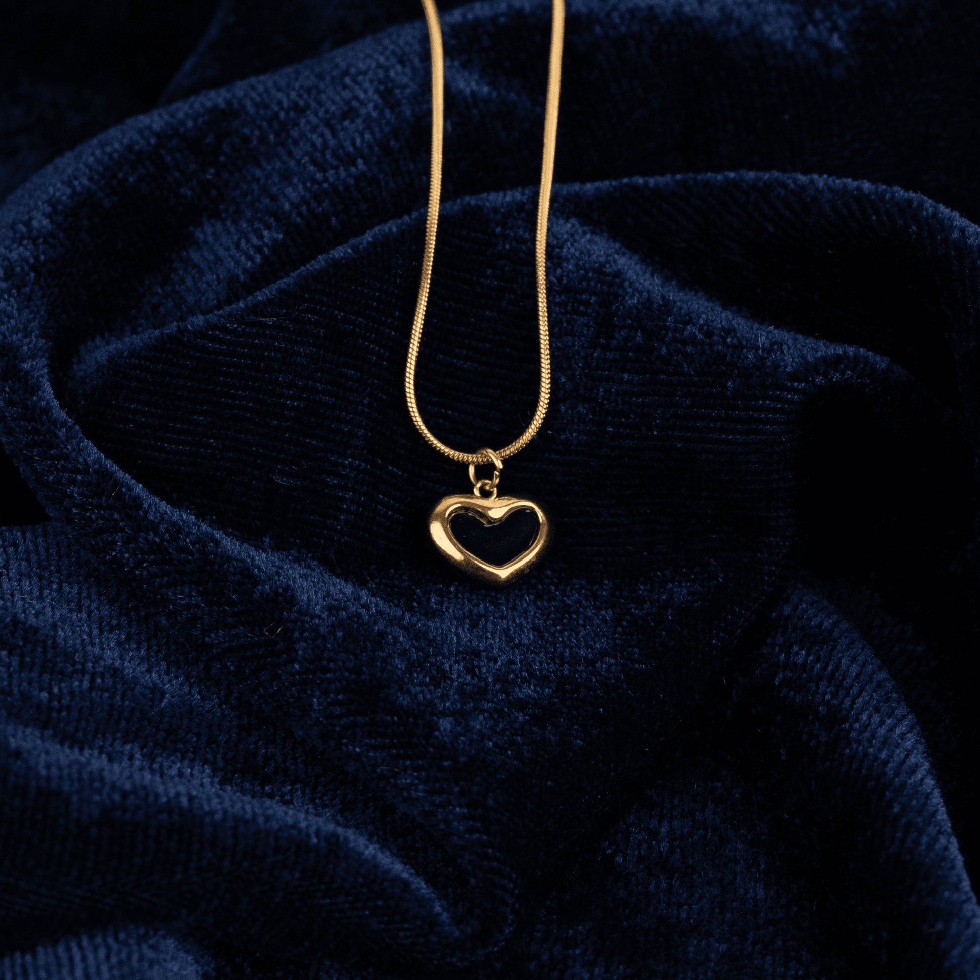 Midnight Heart Necklace