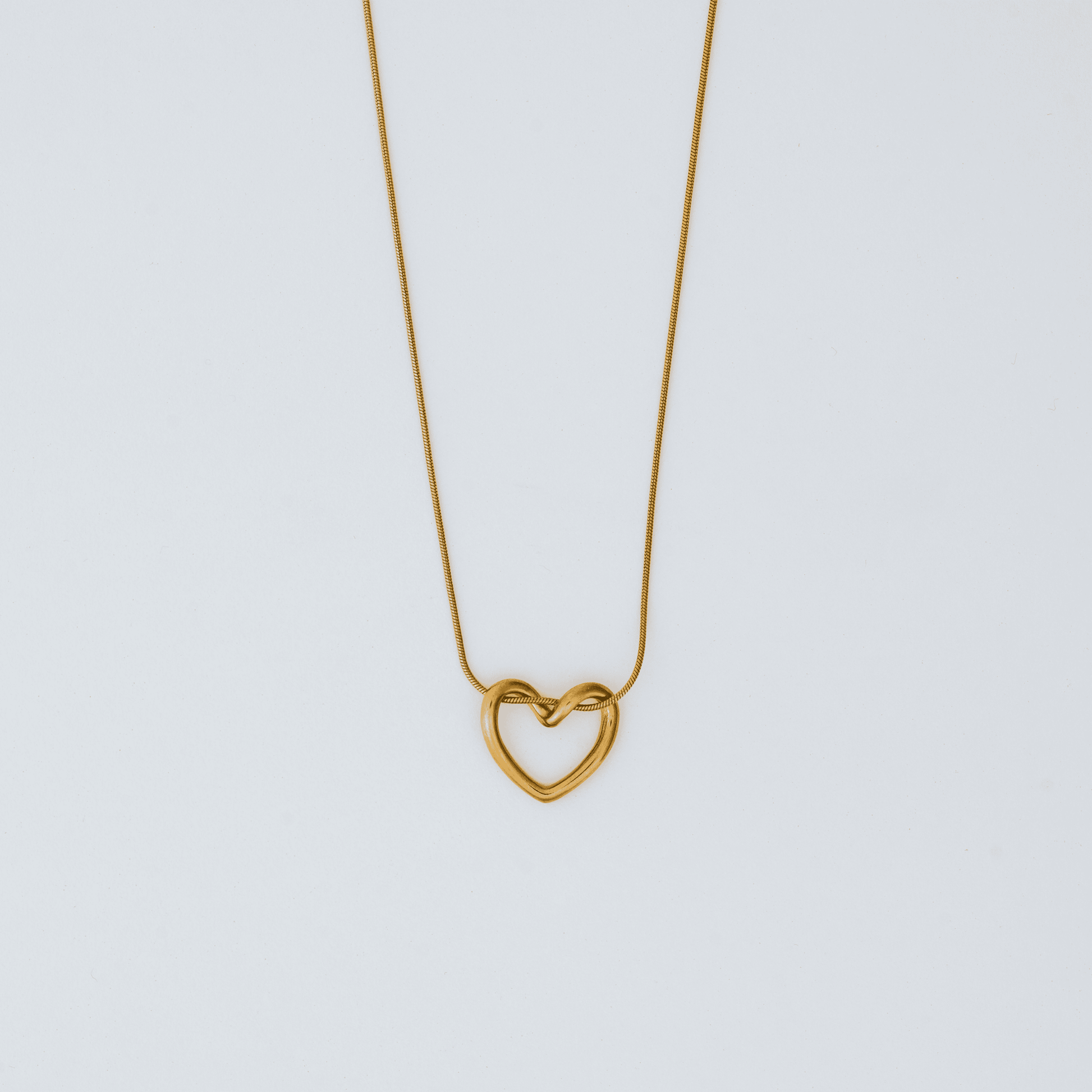 Twisted Heart Necklace
