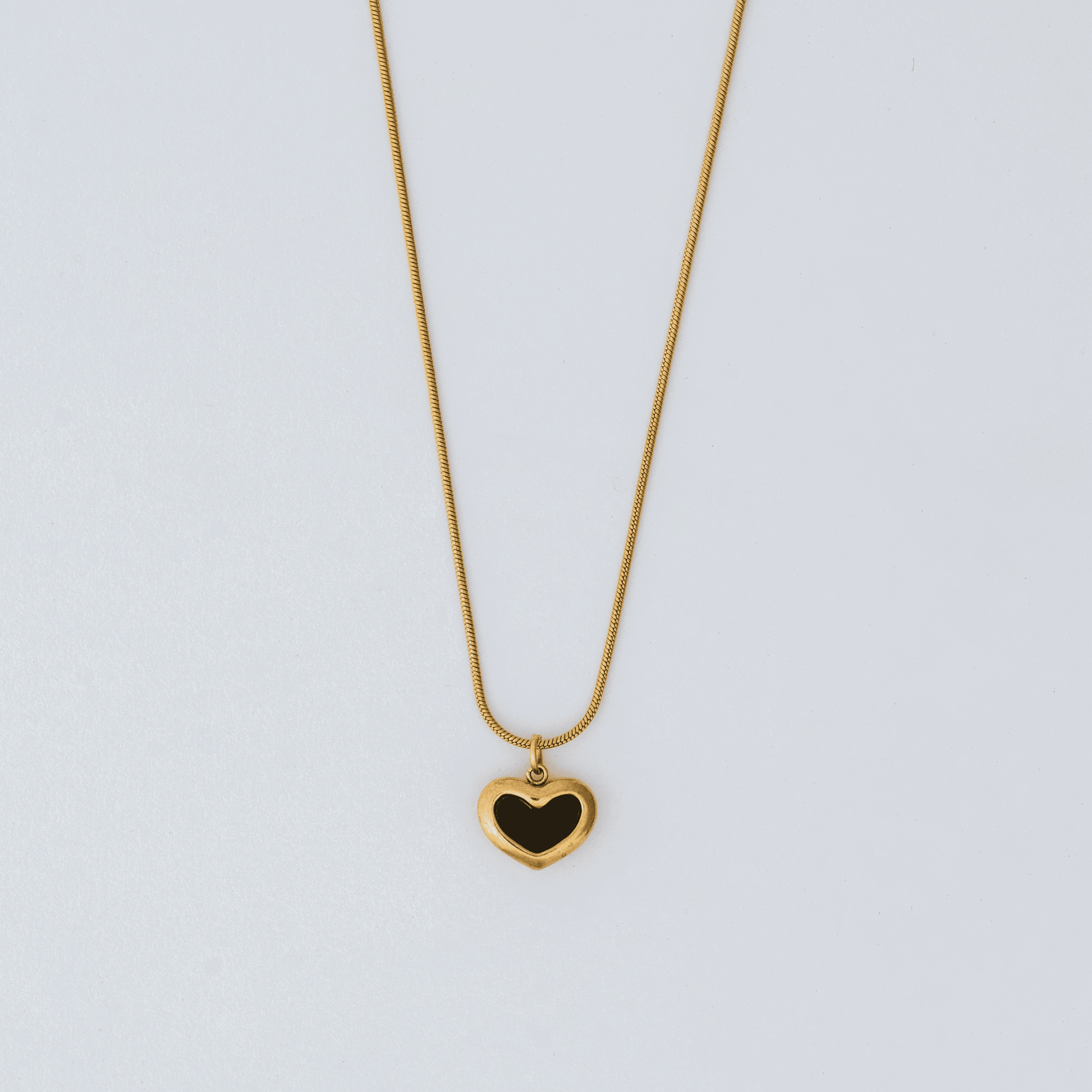 Midnight Heart Necklace