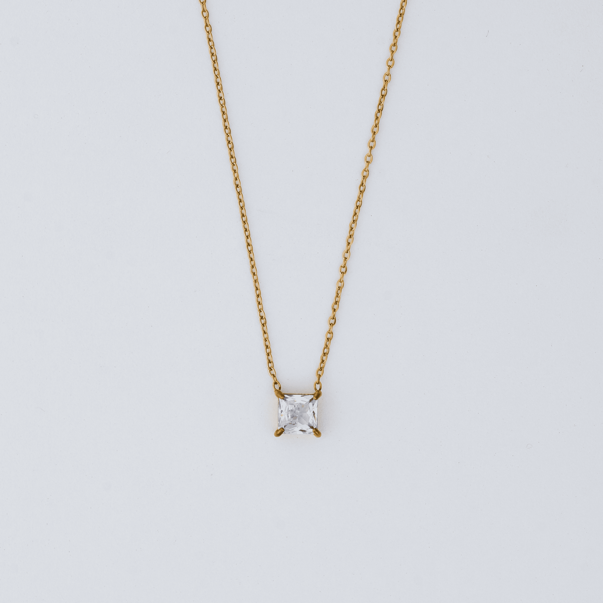 Crystal Cube Necklace