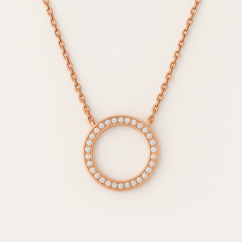 Linear Trace Band & Eclipse Necklace