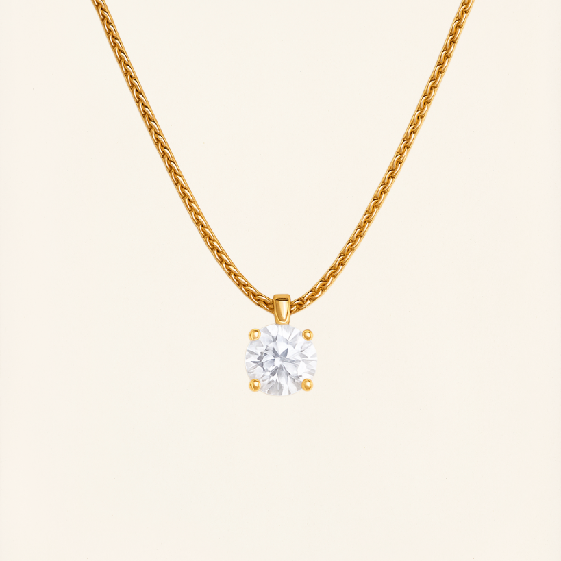 Solitaire Necklace